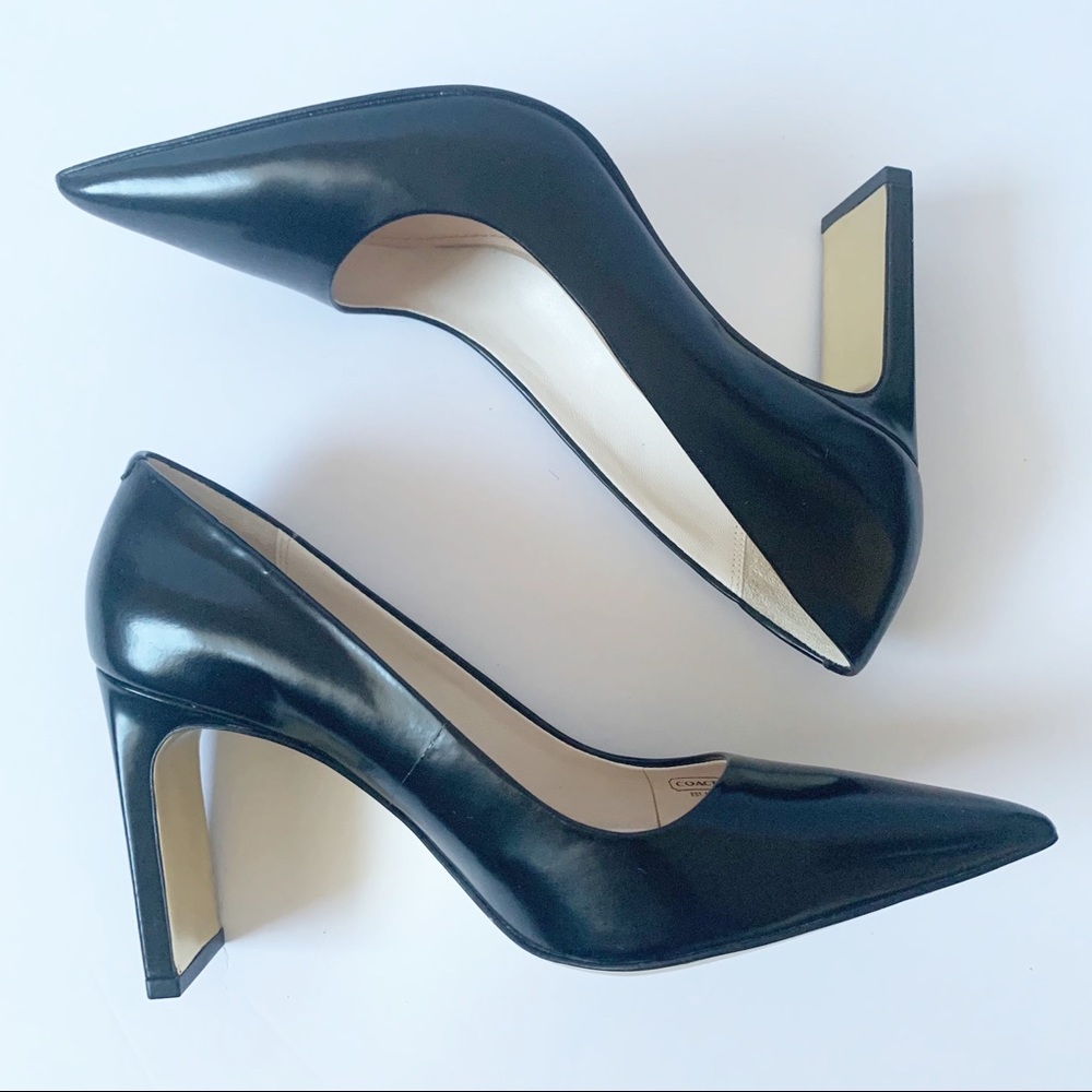COACH POINTY FLAT SQUARE STILETTO - Picture 4 of 11